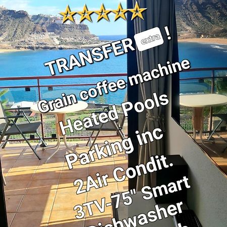 Deluxe 3 Rooms74M2,2Air Condit 2Tv Seaview On Amadores,2 Heatpools, Parking, 600 Mb,Dishwasher,2Lift,,3 Beaches プラヤ・デル・クーラ エクステリア 写真