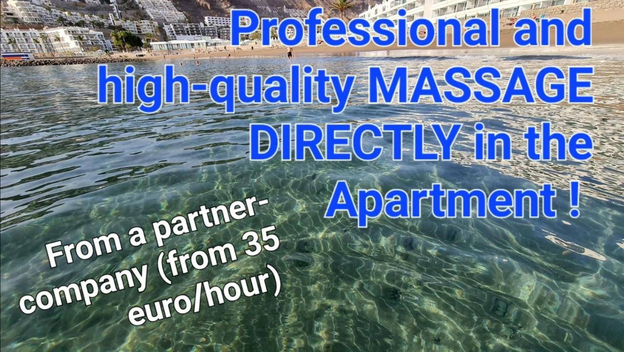 Deluxe 3 Rooms74M2,2Air Condit 2Tv Seaview On Amadores,2 Heatpools, Parking, 600 Mb,Dishwasher,2Lift,,3 Beaches プラヤ・デル・クーラ エクステリア 写真