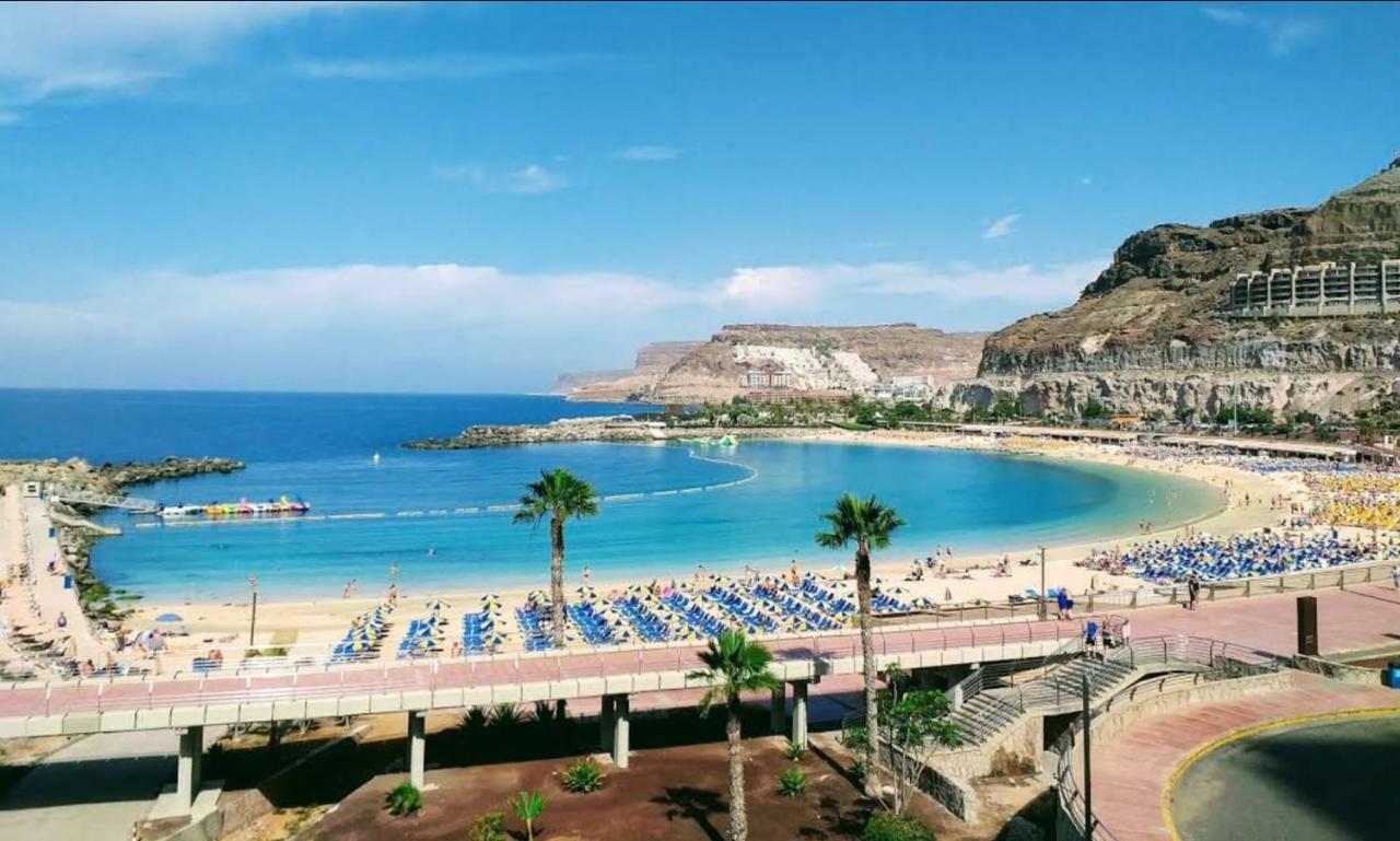 Deluxe 3 Rooms74M2,2Air Condit 2Tv Seaview On Amadores,2 Heatpools, Parking, 600 Mb,Dishwasher,2Lift,,3 Beaches プラヤ・デル・クーラ エクステリア 写真
