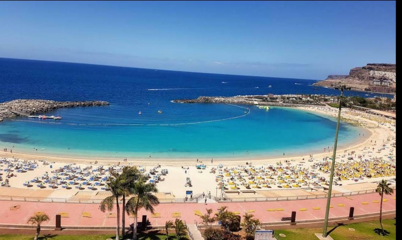 Deluxe 3 Rooms74M2,2Air Condit 2Tv Seaview On Amadores,2 Heatpools, Parking, 600 Mb,Dishwasher,2Lift,,3 Beaches プラヤ・デル・クーラ エクステリア 写真